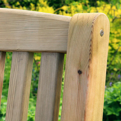 Elda Heavy Duty Wooden Garden Bench – 4ft
