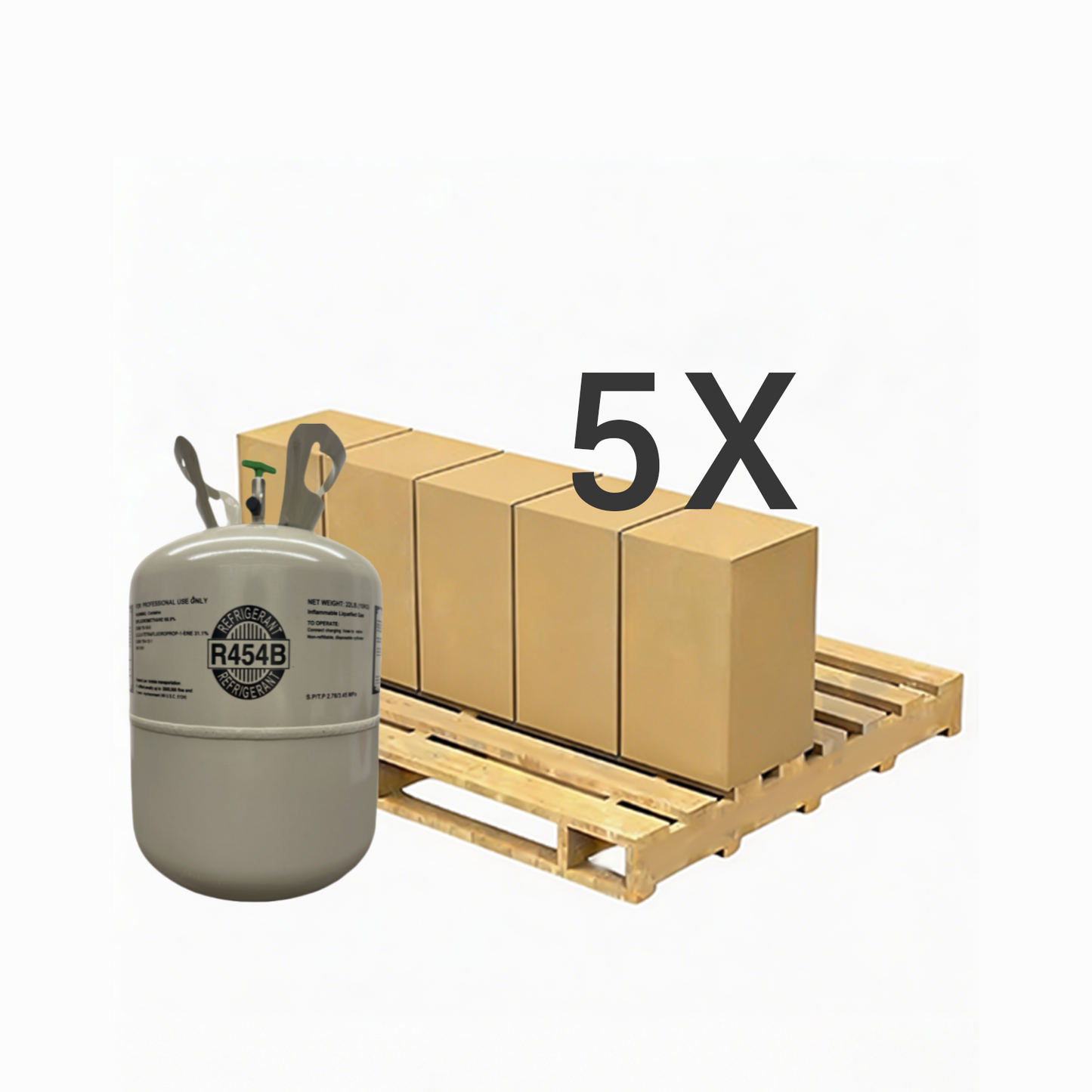 22LB R454B (R-454B) Refrigerant Gas | 10 Cylinders