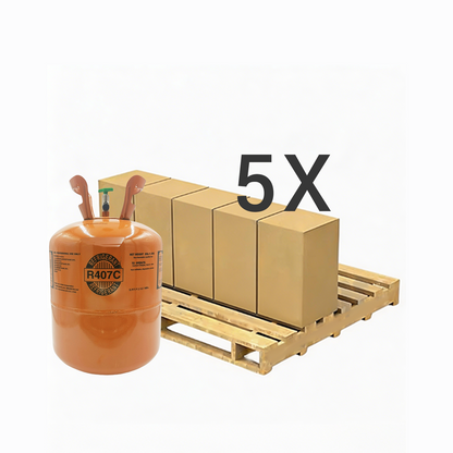25LB R407C (R-407C) Refrigerant Gas | 40  Cylinders
