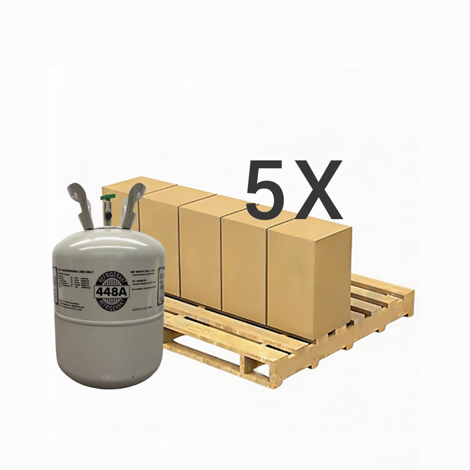 25LB R448A (R-448A) Refrigerant Gas | 10 Cylinders