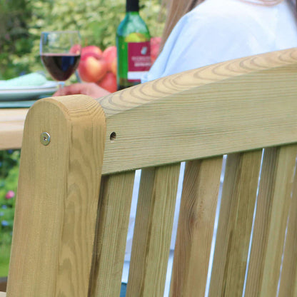 Elda Heavy Duty Wooden Garden Bench – 5ft