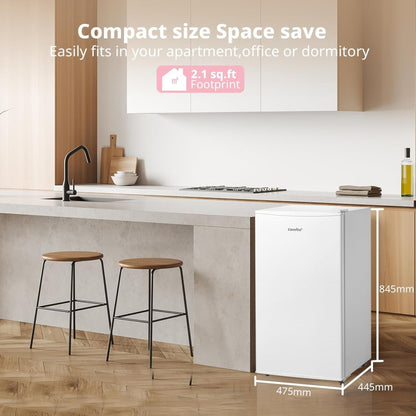 60L Under Counter Freezer – White
