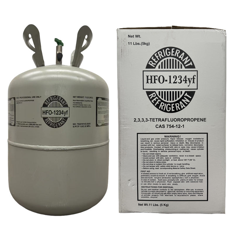 11 LB R1234yf (R-1234yf) Refrigerant Gas | 20 Cylinders