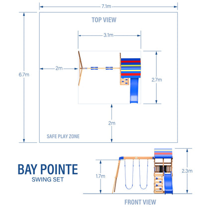 Bay Pointe Swing Set and Climbing Frame