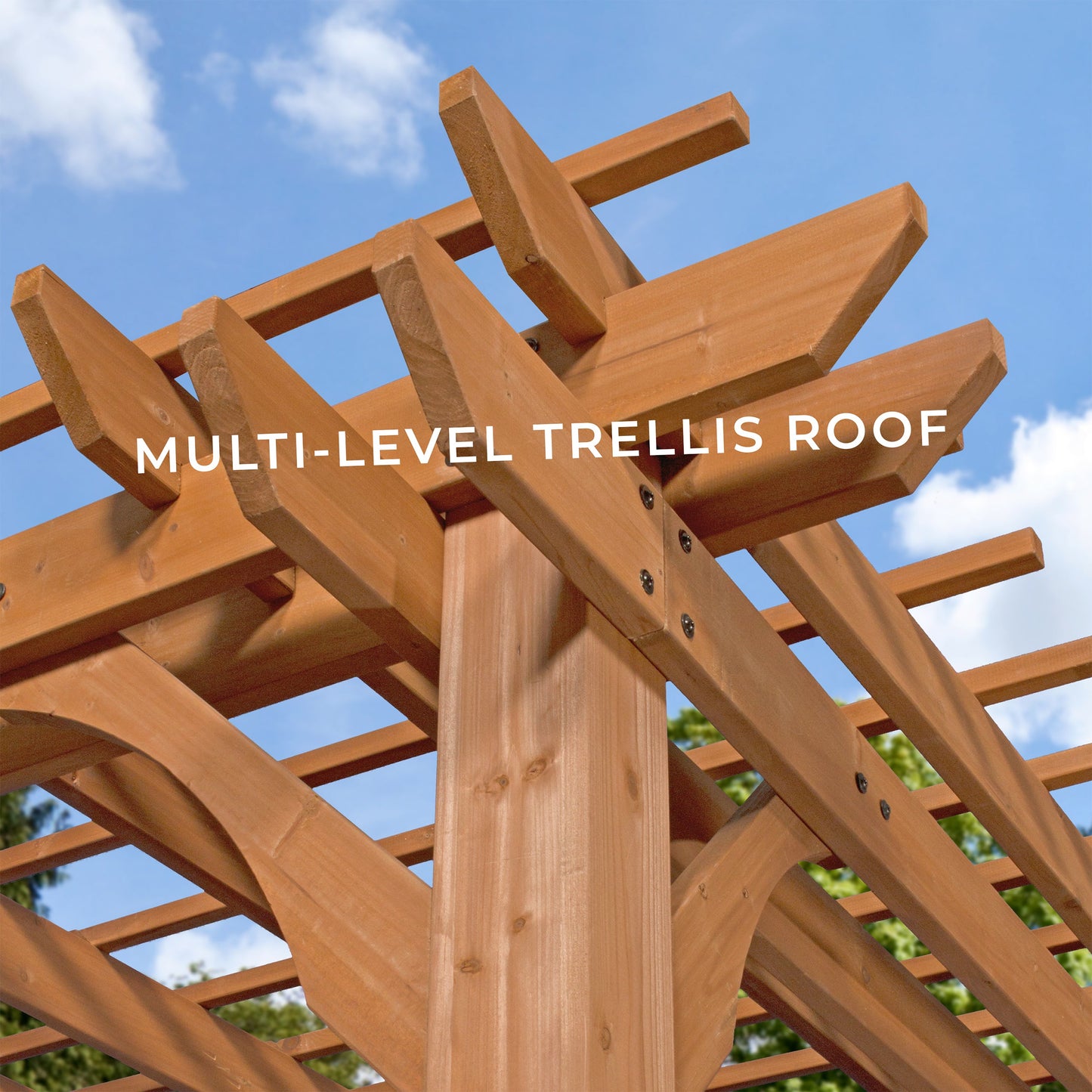 4.3m x 3.1m (14ft x 10ft) Beaumont Pergola