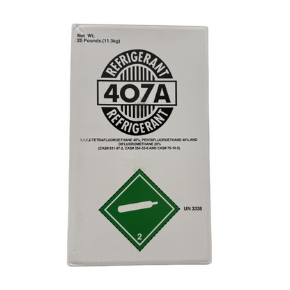25LB R407A (R-407A) Refrigerant Gas | 20 Cylinders