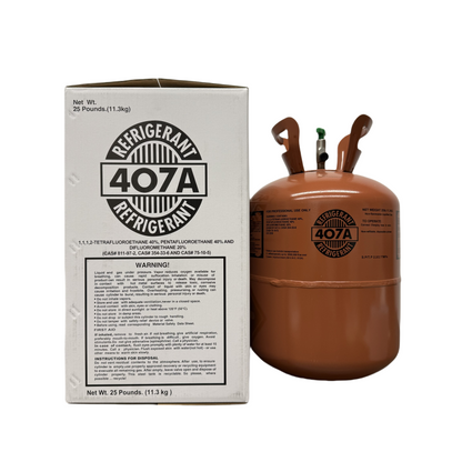 25LB R407A (R-407A) Refrigerant Gas | 30 Cylinders