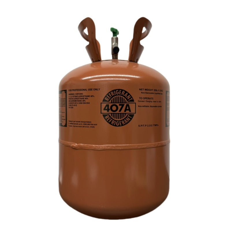 25LB R407A (R-407A) Refrigerant Gas | 40 Cylinders