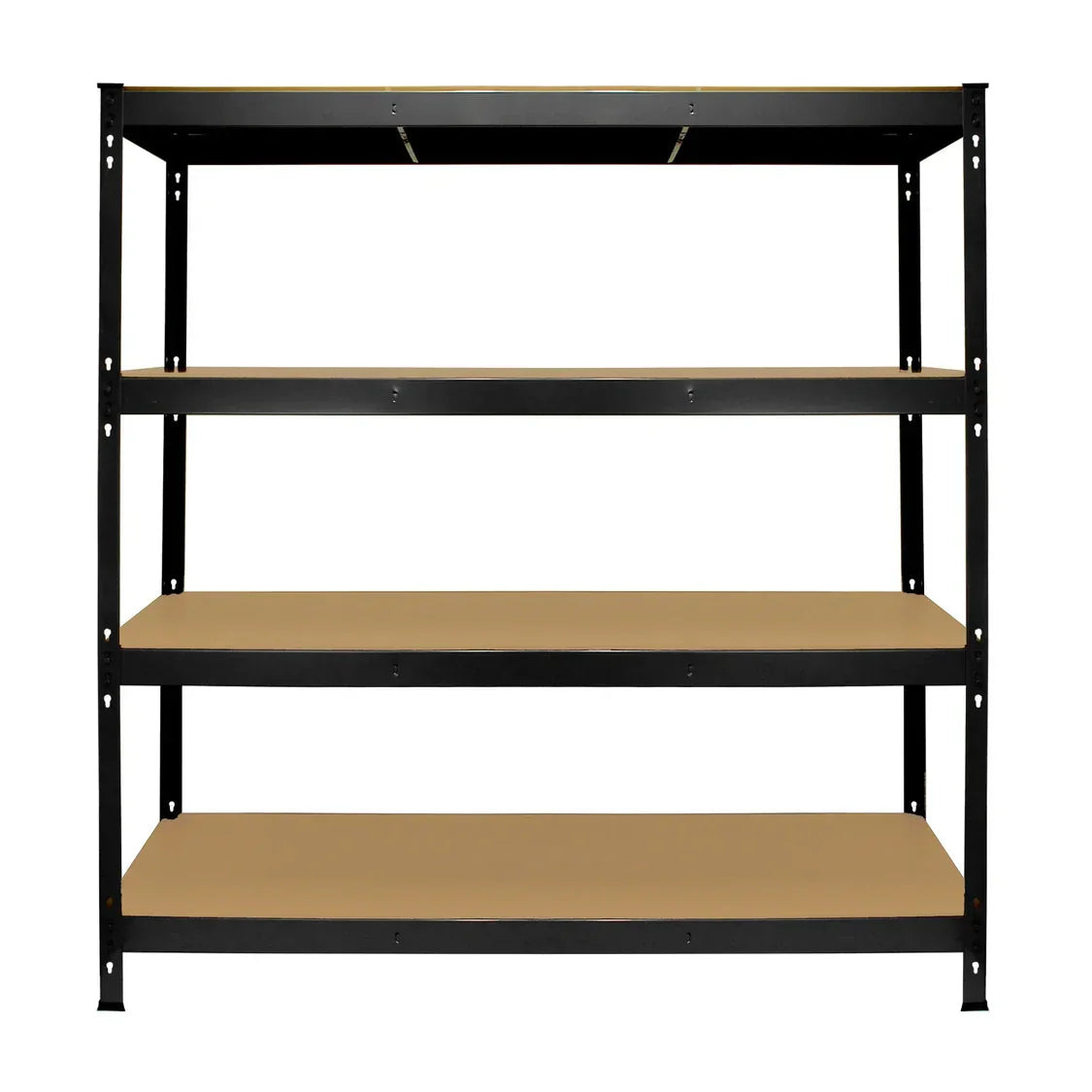 Metal Garden Shed 8ft x 8ft & Q-Rax Heavy Duty Storage Shelving Bundle