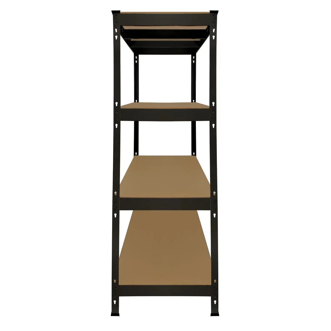 Metal Garden Shed 8ft x 8ft & Q-Rax Heavy Duty Storage Shelving Bundle