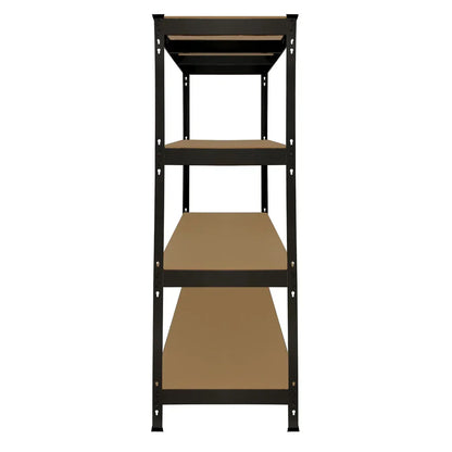 Metal Garden Shed 8ft x 8ft & Q-Rax Heavy Duty Storage Shelving Bundle