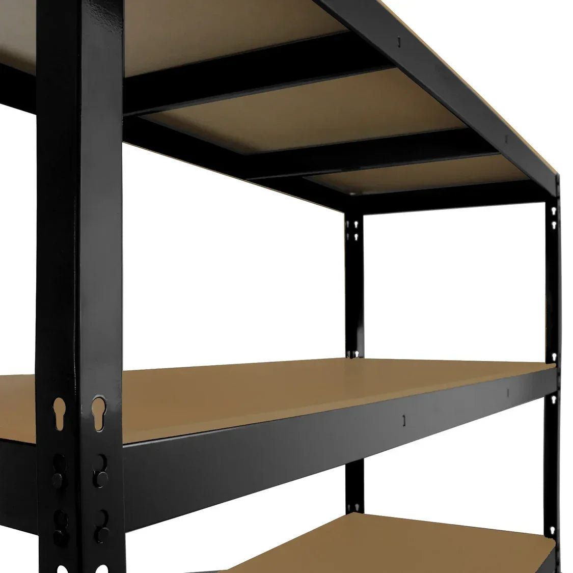 Metal Garden Shed 8ft x 8ft & Q-Rax Heavy Duty Storage Shelving Bundle