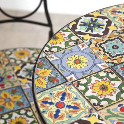 Majorelle Mosaic Bistro Set