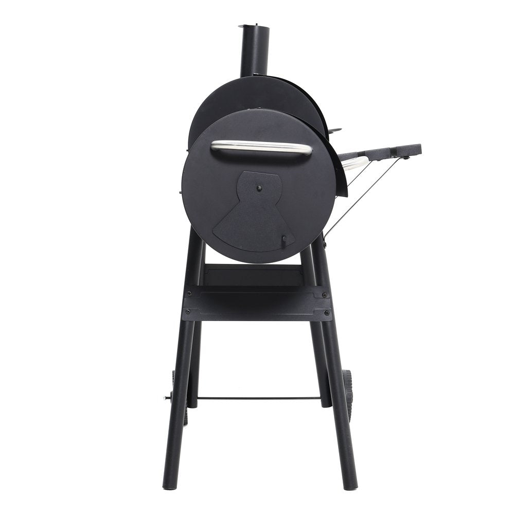Charcoal BBQ Grill with Offset Smoker