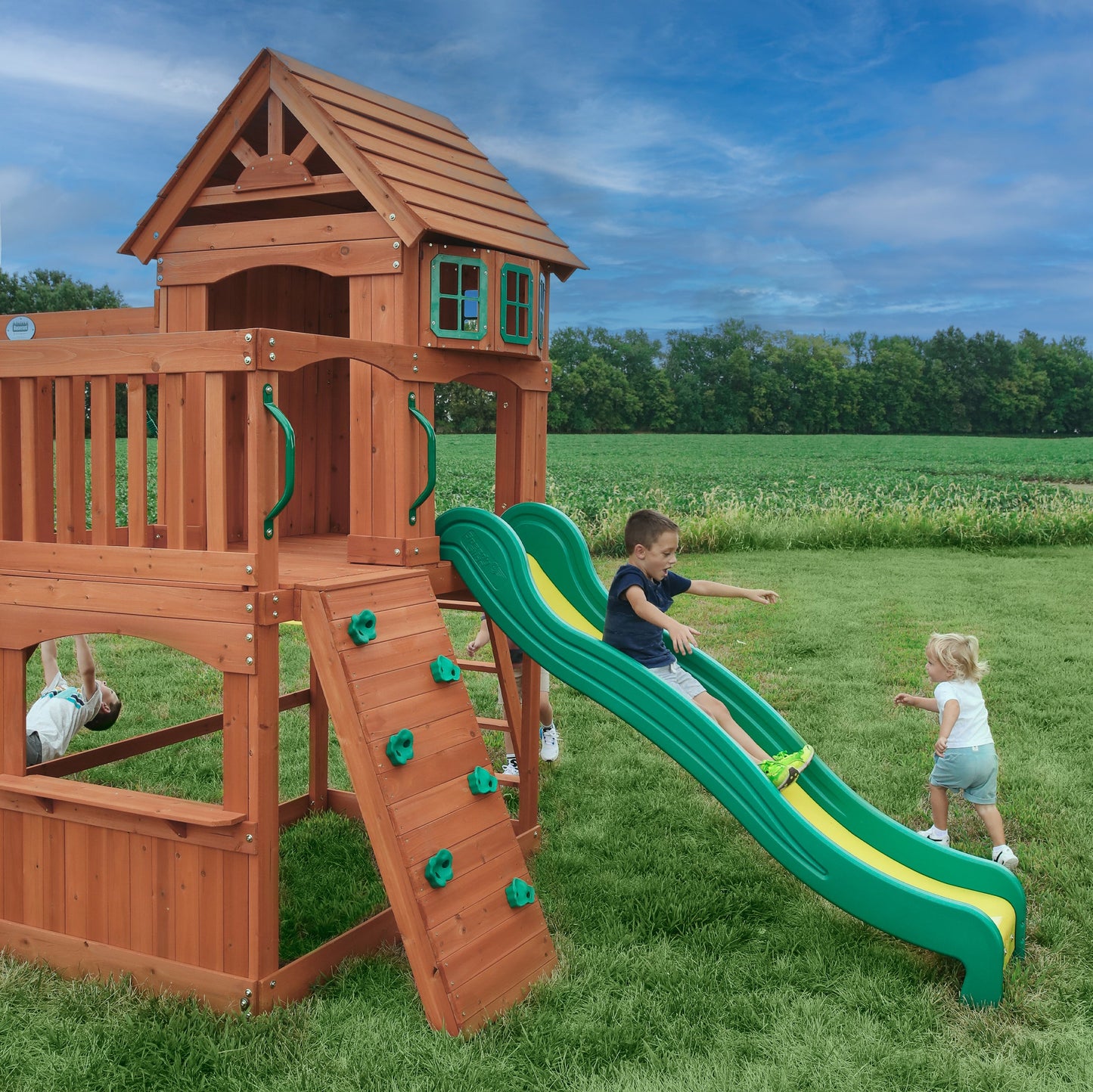 Atlantis Swing Set and Climbing Frame