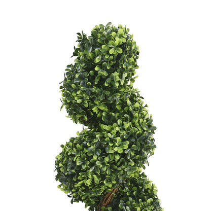 Artificial Spiral Boxwood Trees – 120cm Set of 2