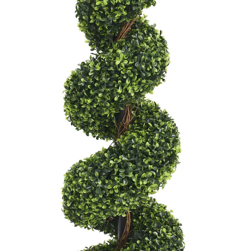 Artificial Spiral Boxwood Trees – 120cm Set of 2