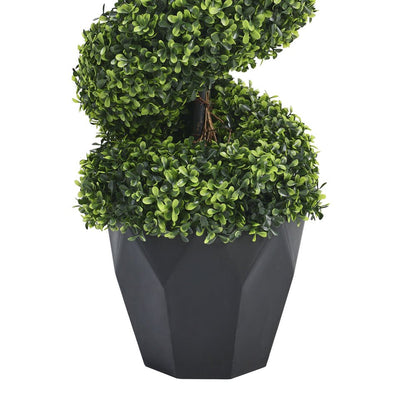 Artificial Spiral Boxwood Trees – 120cm Set of 2