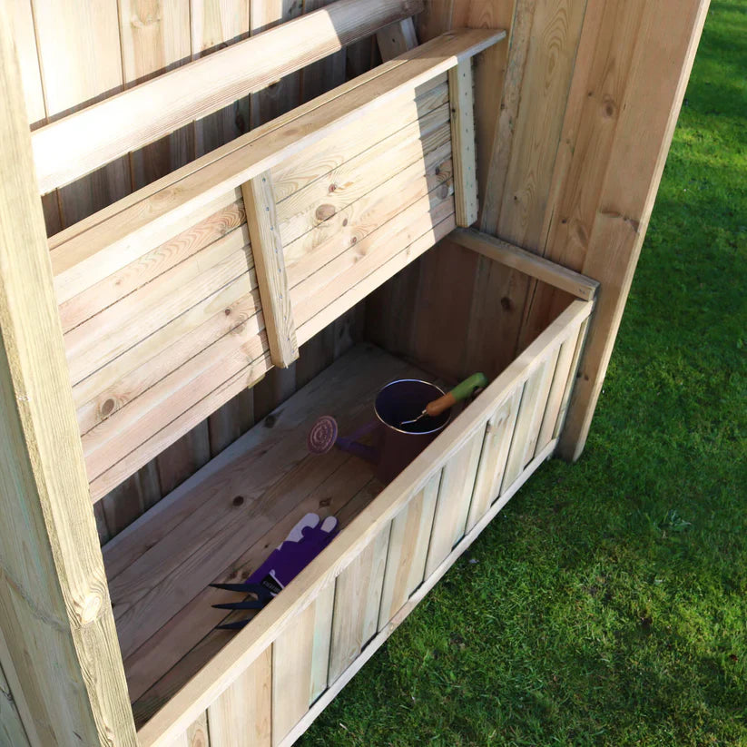 Barcelona Garden Arbour – Storage Box & Trellis