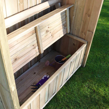Barcelona Garden Arbour – Storage Box & Trellis