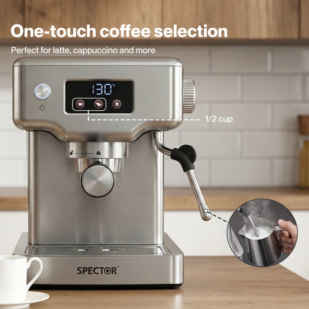 Barista Espresso Machine – LCD Display