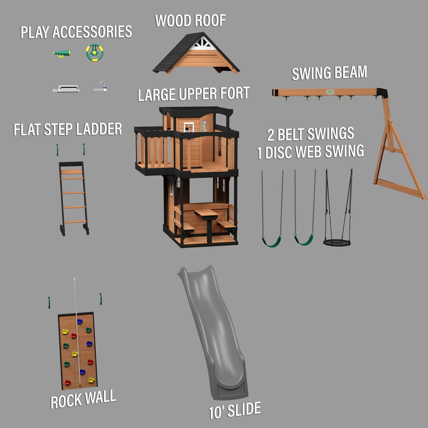 Canyon Creek Swing Set and Climbing Frame
