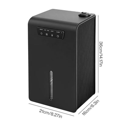 3.2L Dehumidifier – Black with LED Light