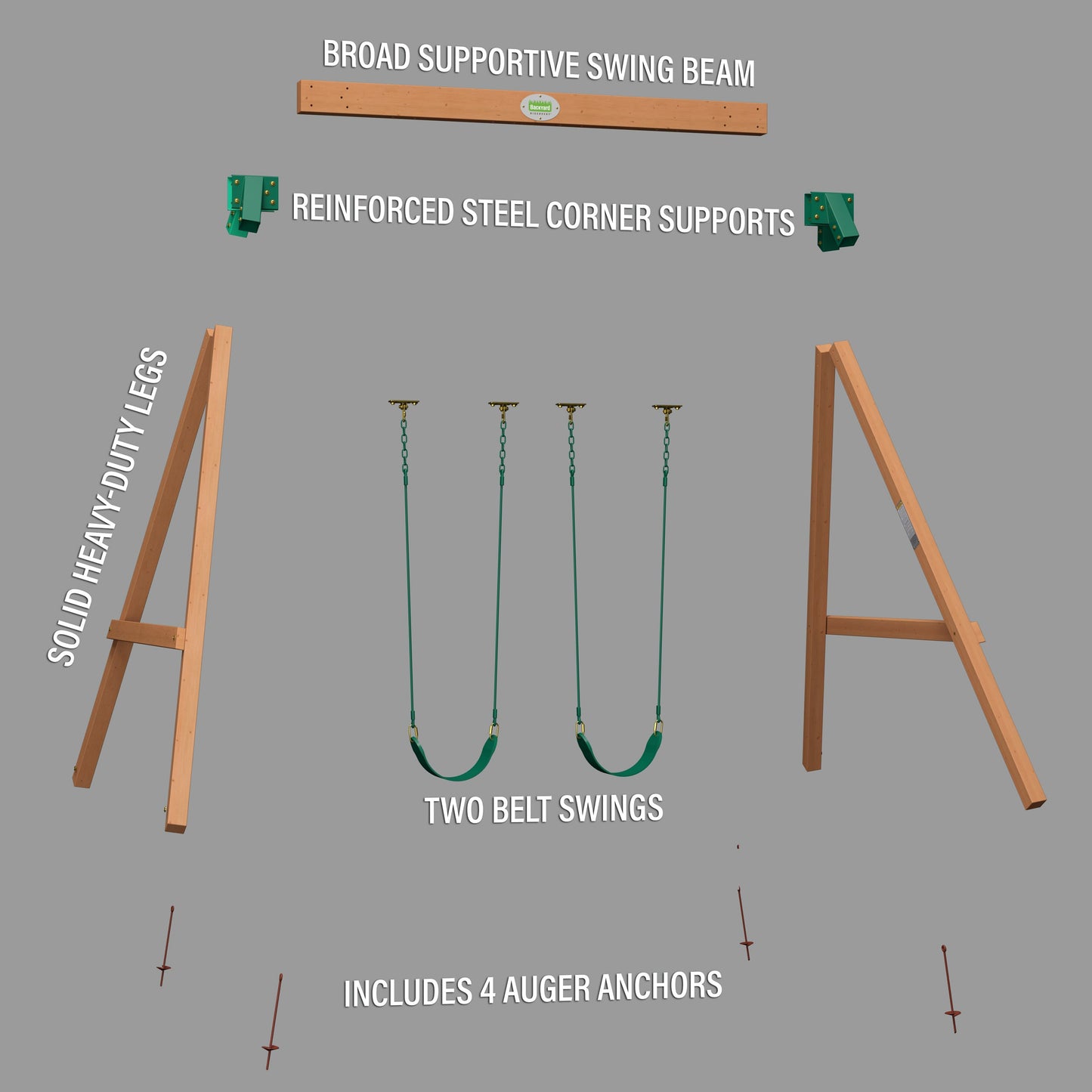 Durango Heavy-Duty Swing Set