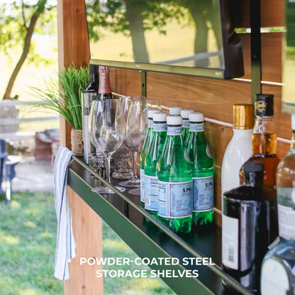 2.6m x 1.9m (8ft x 6ft) Cedar Springs Outdoor Bar