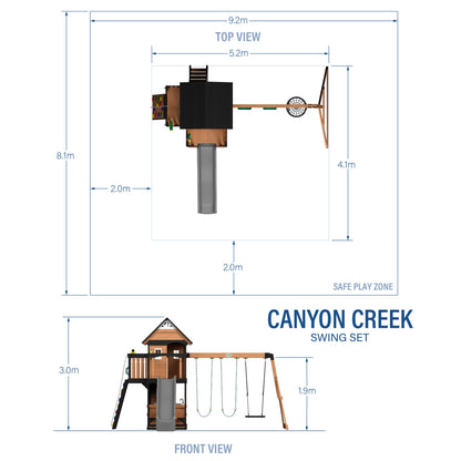 Canyon Creek Swing Set and Climbing Frame