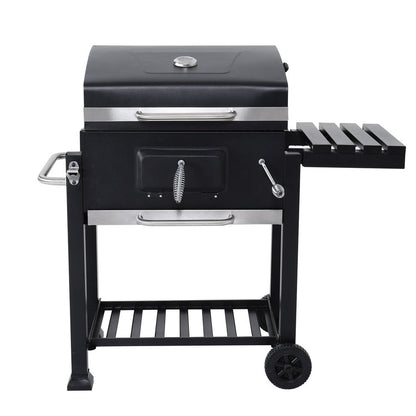 Portable Charcoal BBQ Grill Trolley
