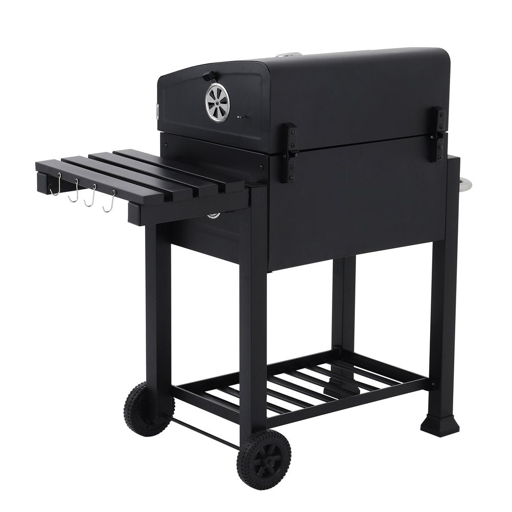 Portable Charcoal BBQ Grill Trolley