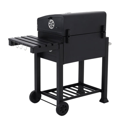 Portable Charcoal BBQ Grill Trolley