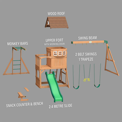 Montpelier Swing Set and Climbing Frame