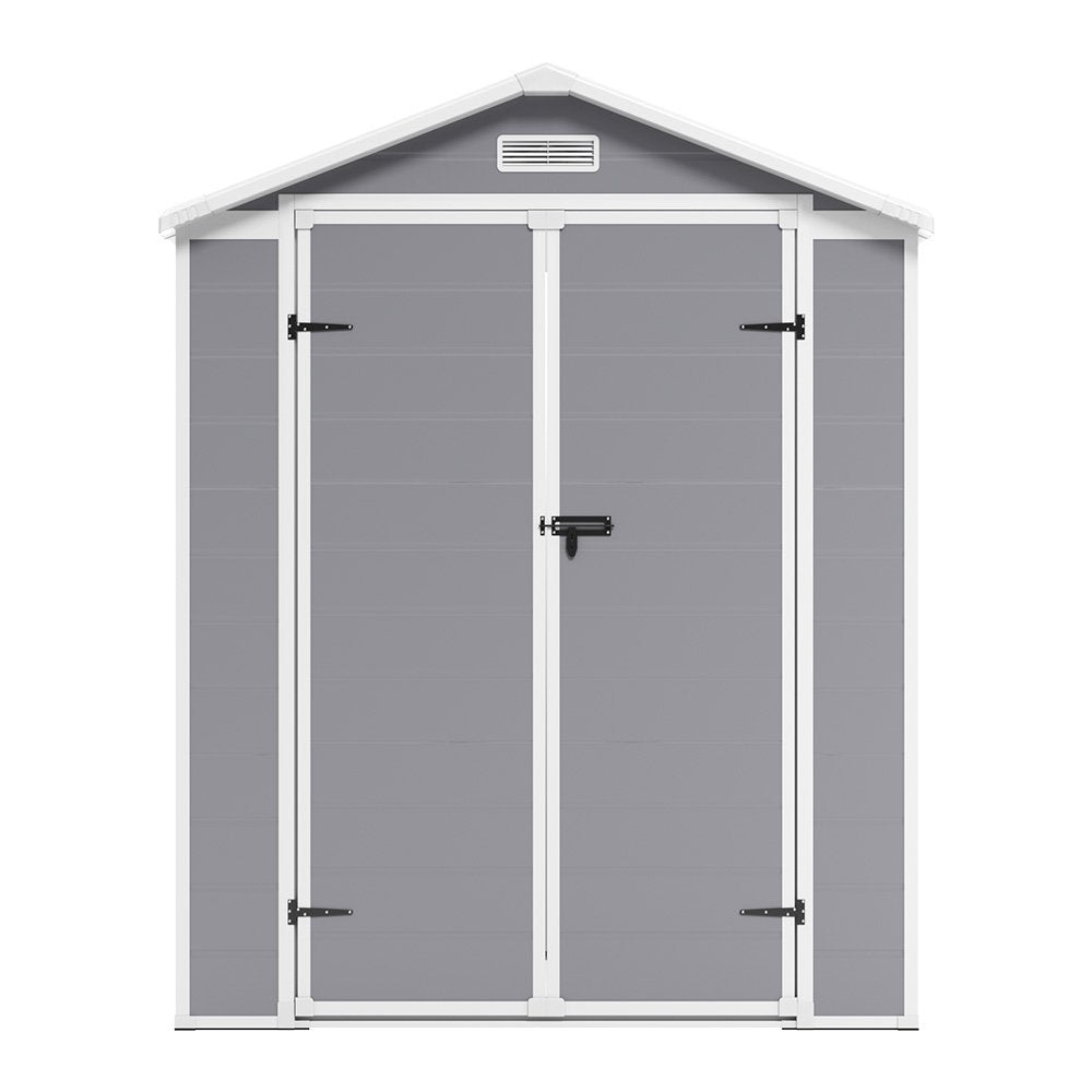 6x4ft Plastic Garden Storage Shed – Lockable Door