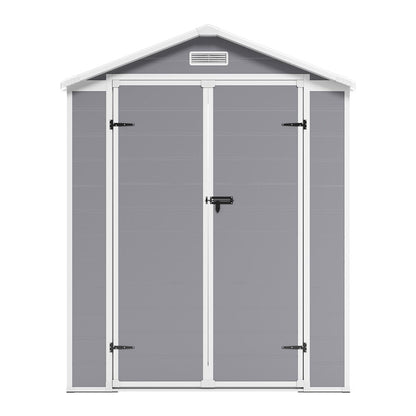 6x4ft Plastic Garden Storage Shed – Lockable Door
