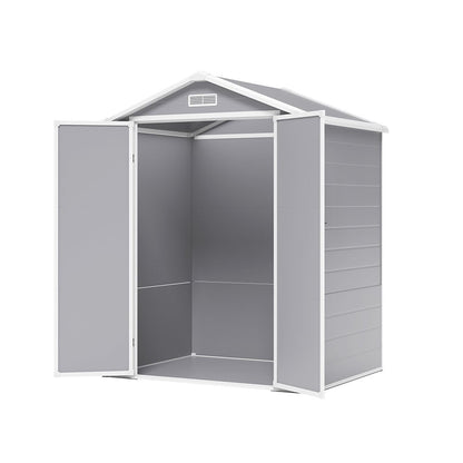 6x4ft Plastic Garden Storage Shed – Lockable Door