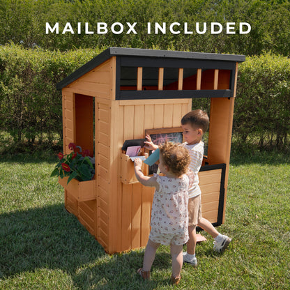 Caraway Cottage Playhouse - Light Brown
