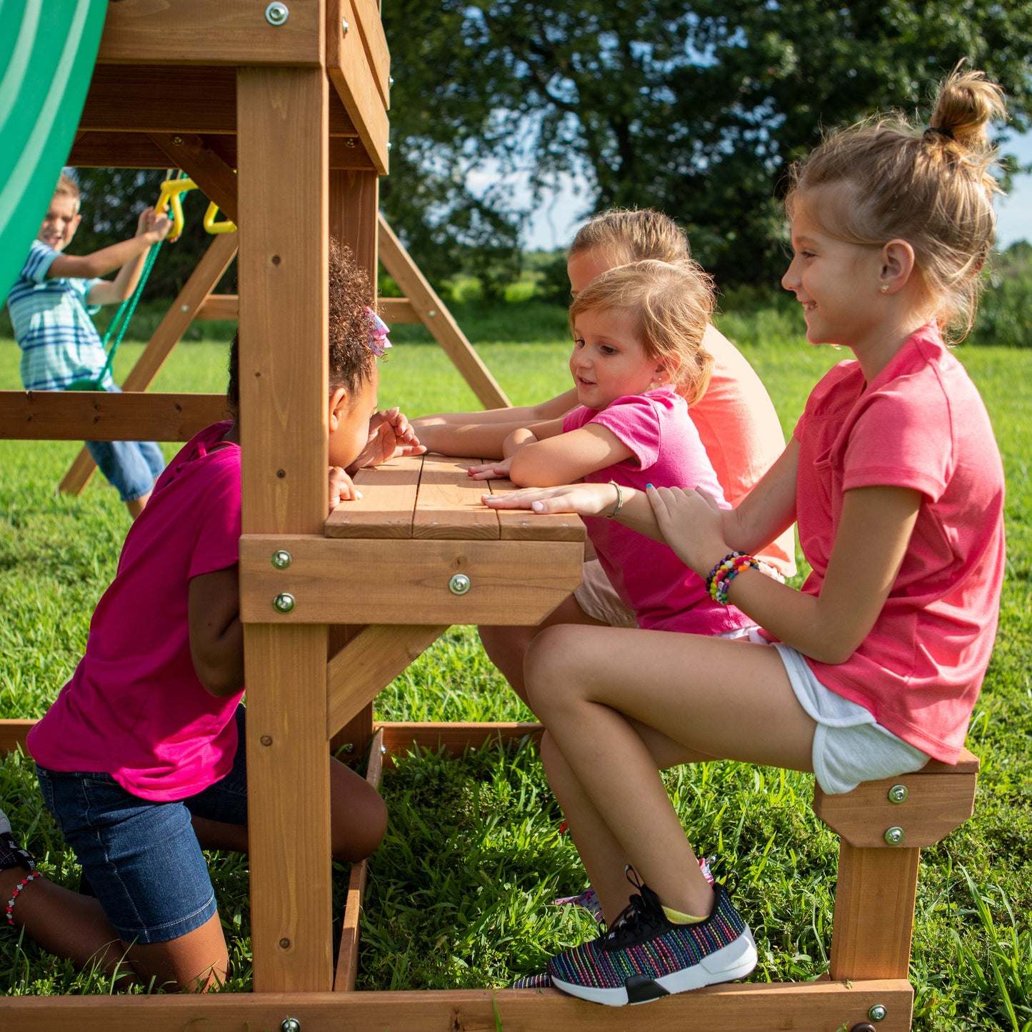 Belmont Swing Set and Climbing Frame